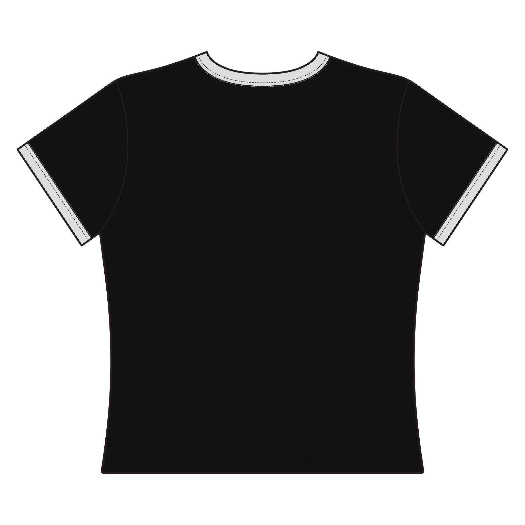 Geometric Heart Festival Ringer Tee — Women's Ringer Tee