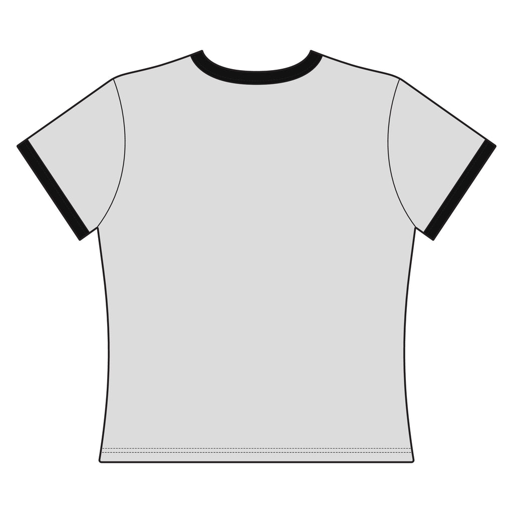 Geometric Heart Festival Ringer Tee — Women's Ringer Tee