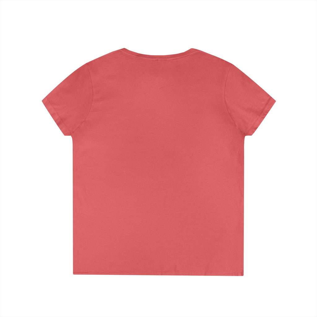 Hummingbird Watercolor Ladies' V-Neck Tee