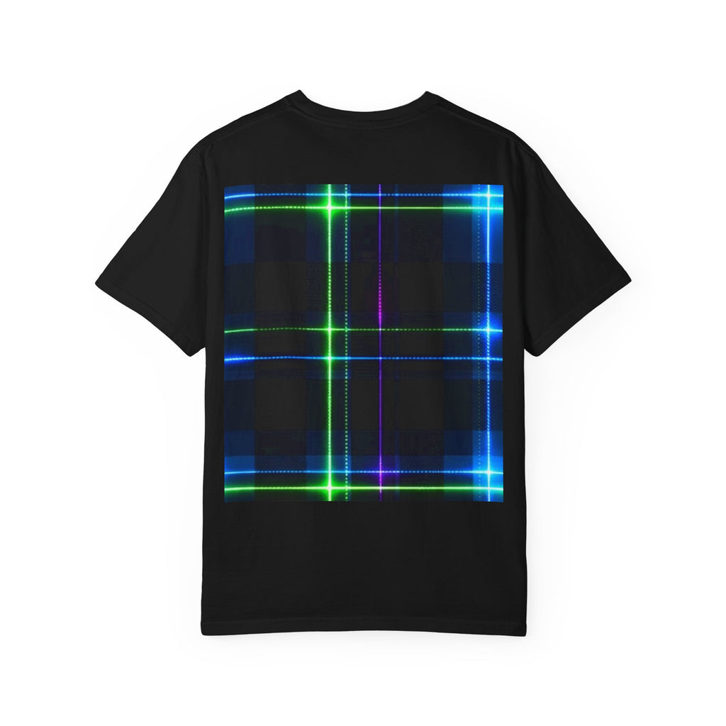 Y2K Neon Tartan T‑Shirt