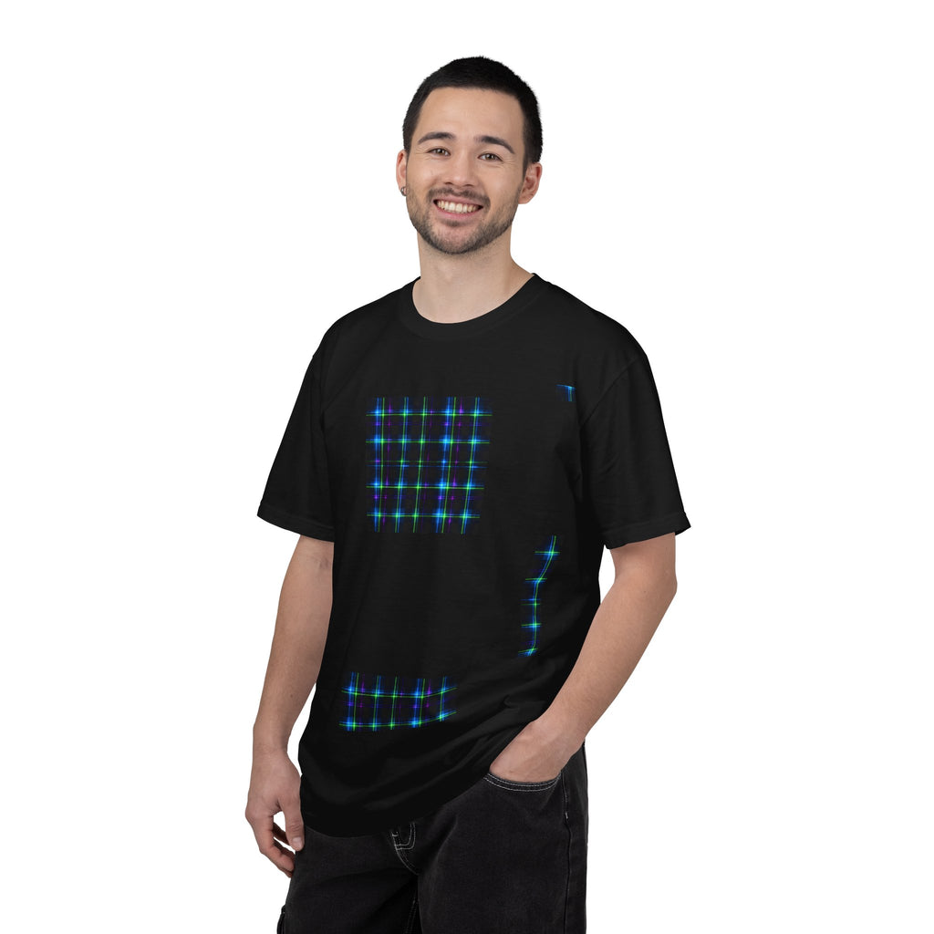 Y2K Neon Tartan T‑Shirt