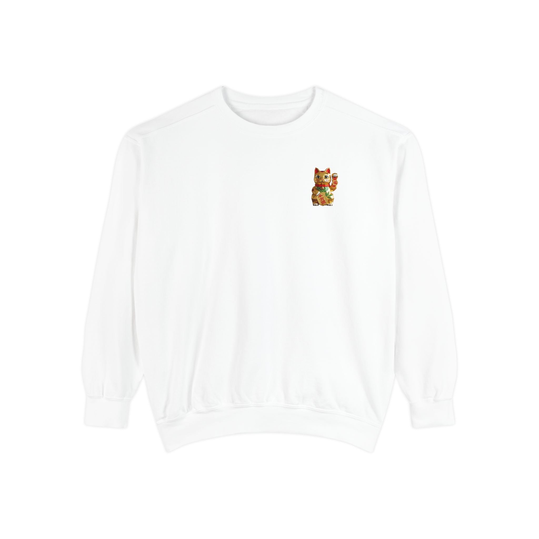 Lucky Cat Chest Sweatshirt