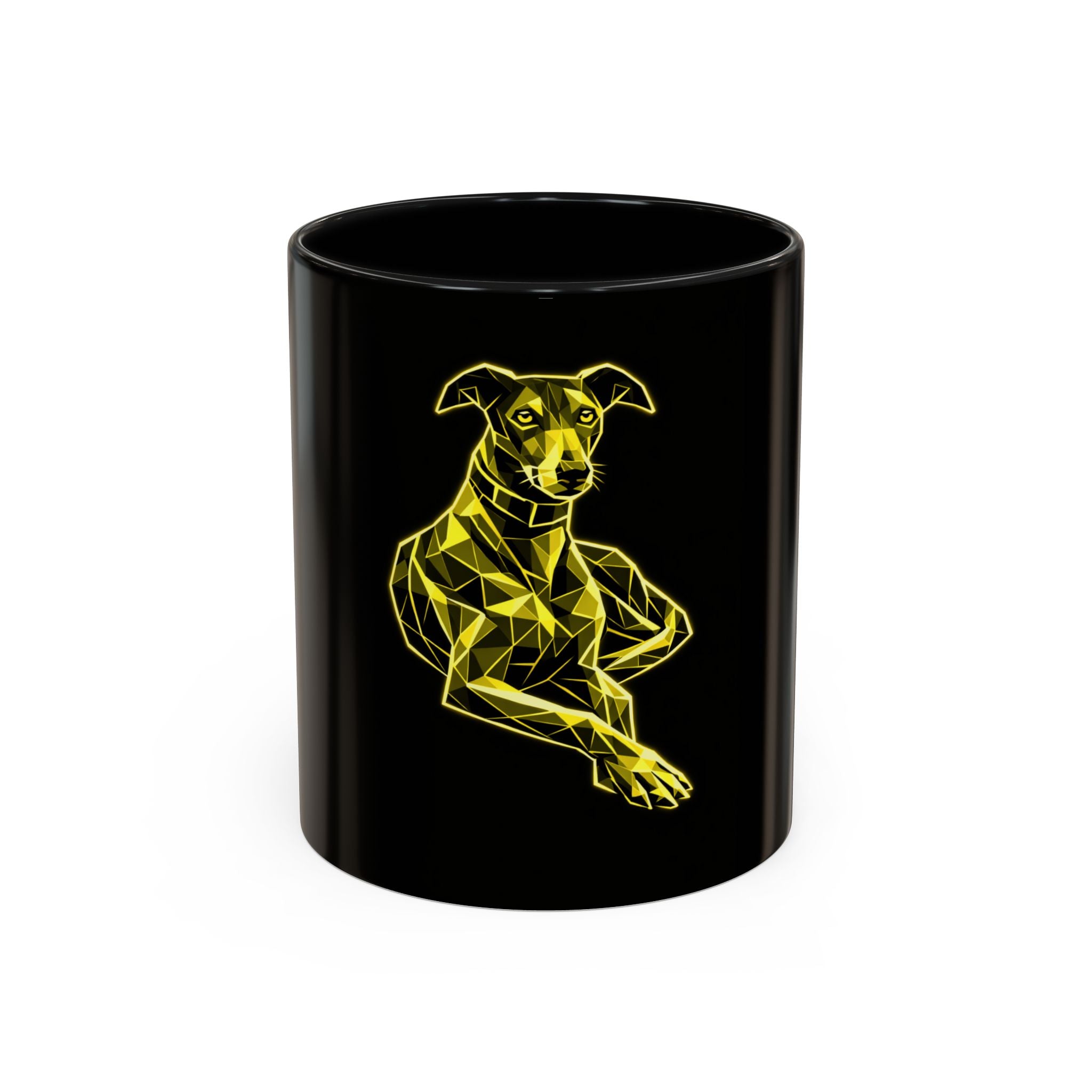 Icon Dog Galgo ABU Black Accent Coffee Mug