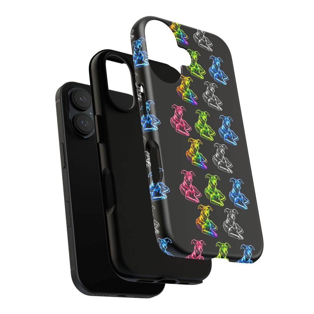 Neon Rainbow Iconic Galgo Abu Phone Case