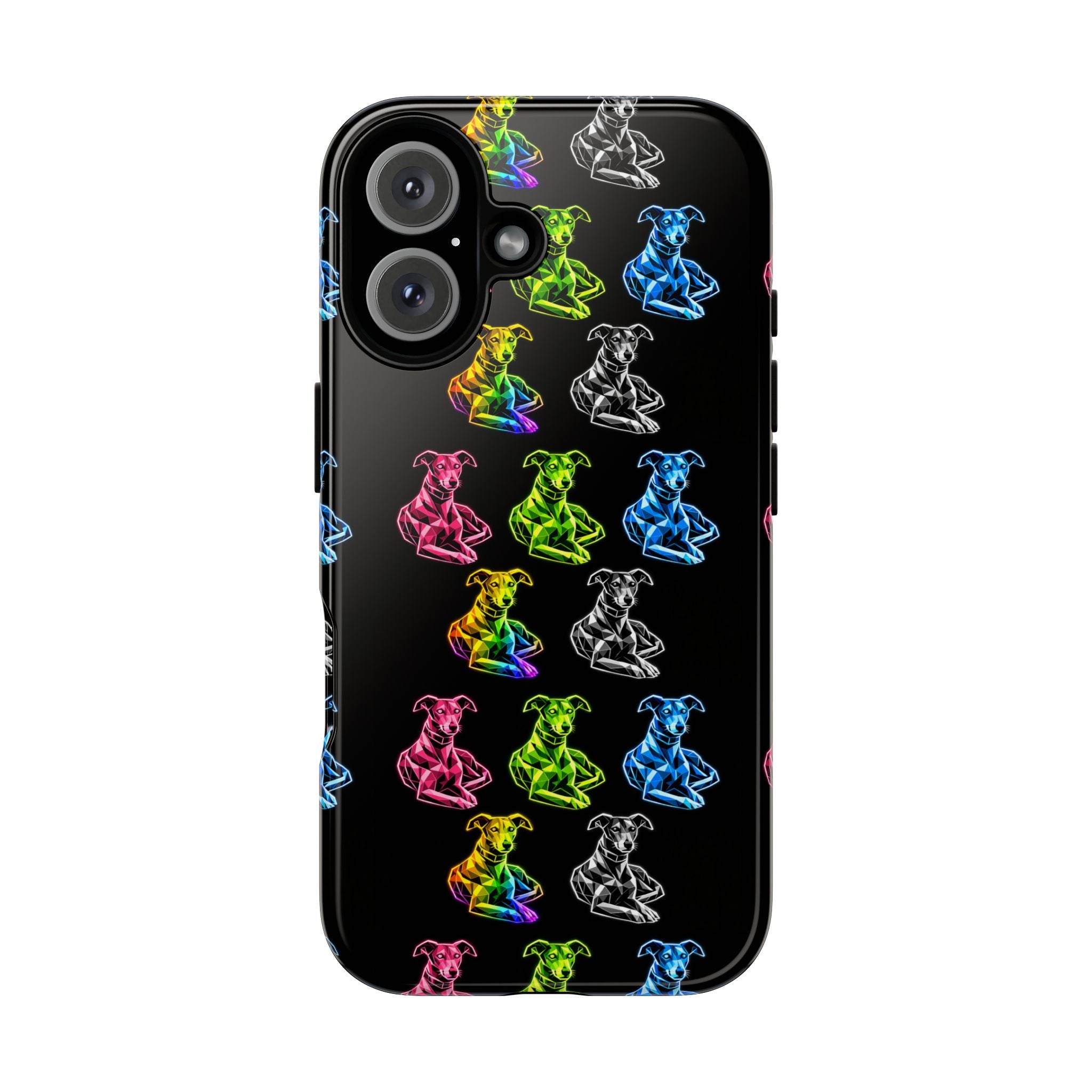 Neon Rainbow Iconic Galgo Abu Phone Case