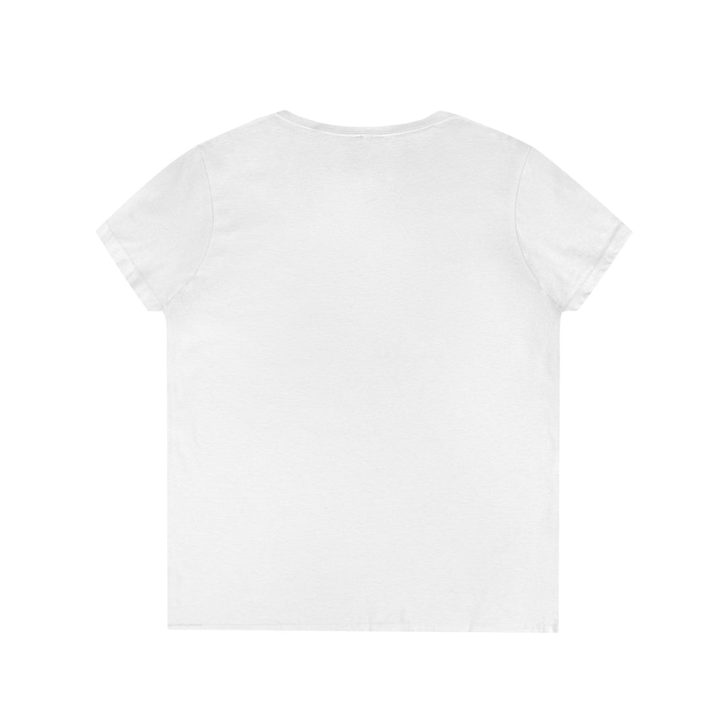 Hummingbird Watercolor Ladies' V-Neck Tee