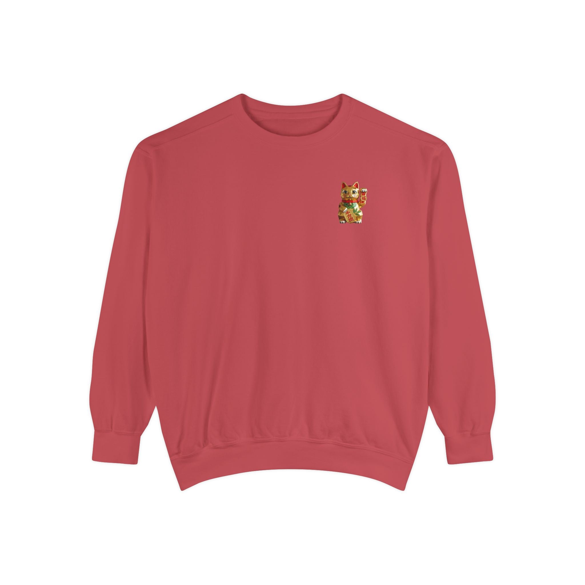 Lucky Cat Chest Sweatshirt