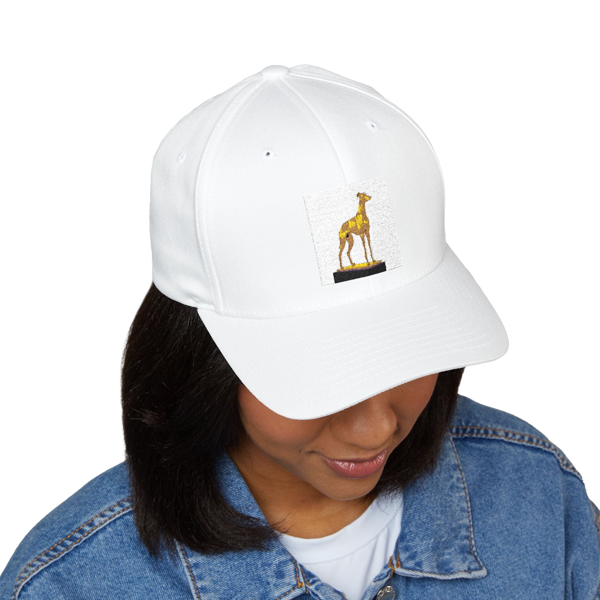 Golden Galgo Embroidered Cap — Closed-Back