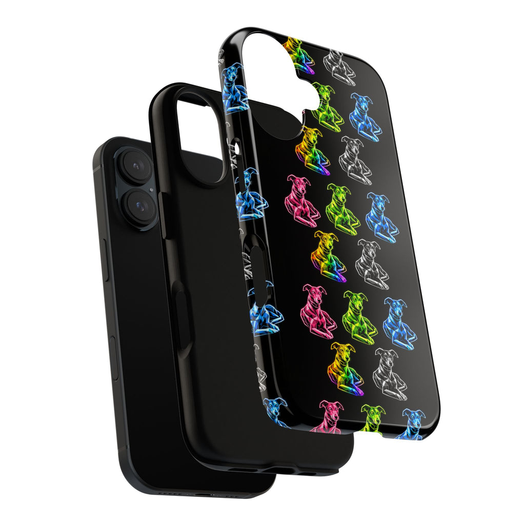 Neon Rainbow Iconic Galgo Abu Phone Case