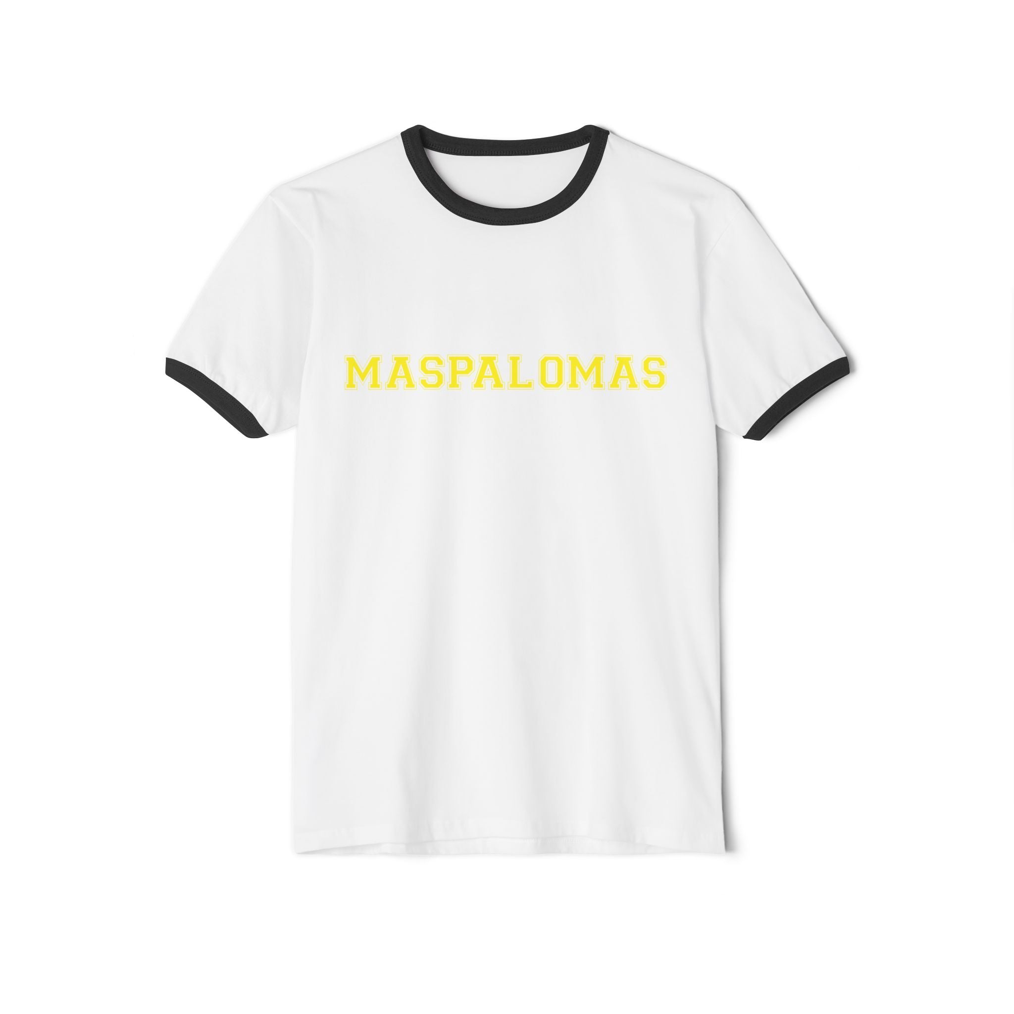 Maspalomas Ringer T-Shirt — Retro Beach Vacation Tee
